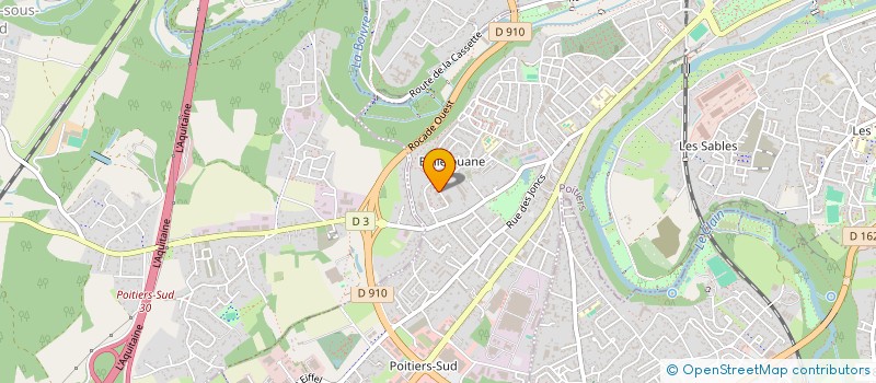 localisation de l'entreprise MONSIEUR THOMAS ROBIN  POITIERS