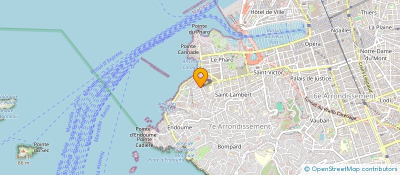 localisation de l'entreprise MONSIEUR THOMAS ROCHE CLAMON  MARSEILLE