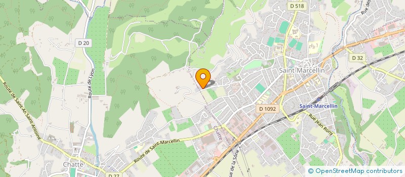 localisation de l'entreprise MONSIEUR THOMAS RODET--PERRIER  SAINT-MARCELLIN