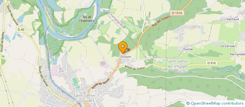 localisation de l'entreprise MONSIEUR THOMAS RODRIGUES  SAINT-GENIX-LES-VILLAGES