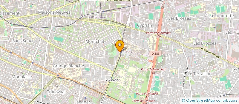 localisation de l'entreprise MONSIEUR THOMAS RODRIGUEZ  LYON