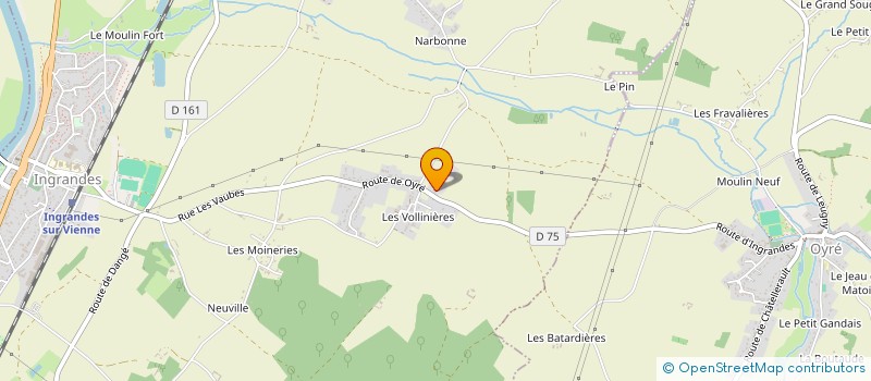 localisation de l'entreprise MONSIEUR THOMAS ROGEON  CHATELLERAULT