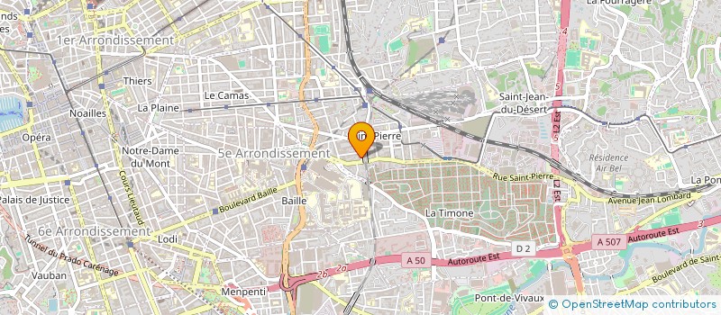 localisation de l'entreprise MONSIEUR THOMAS ROGER  MARSEILLE