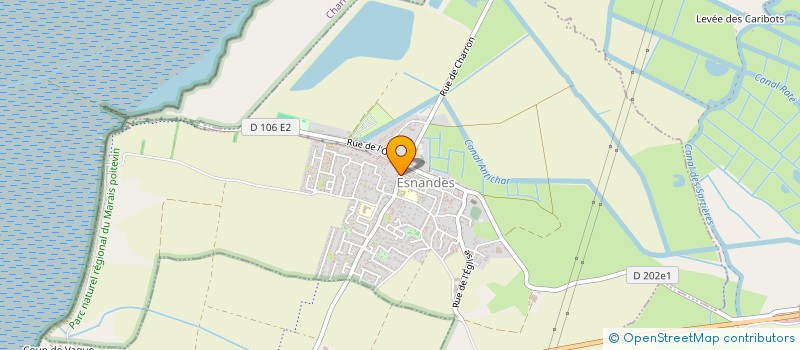 localisation de l'entreprise MONSIEUR THOMAS ROGER  ESNANDES