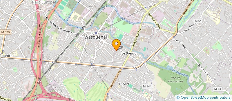 localisation de l'entreprise MONSIEUR THOMAS ROGER LAISNEY  WASQUEHAL