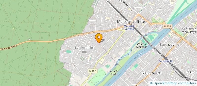 localisation de l'entreprise MONSIEUR THOMAS ROJO  MAISONS-LAFFITTE