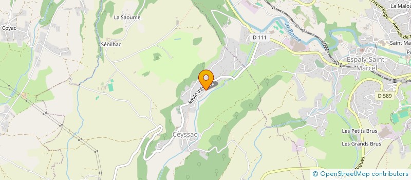 localisation de l'entreprise MONSIEUR THOMAS ROLIN  CEYSSAC