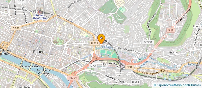 localisation de l'entreprise MONSIEUR THOMAS ROMASTIN à ROUEN