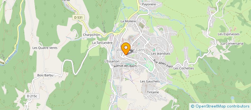 localisation de l'entreprise MONSIEUR THOMAS ROMERO à VILLARD-DE-LANS