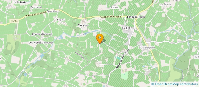 localisation de l'entreprise MONSIEUR THOMAS ROSPARS  MONTAGNE