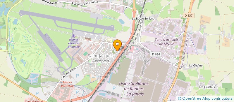 localisation de l'entreprise MONSIEUR THOMAS ROSSARD  SAINT-JACQUES-DE-LA-LANDE