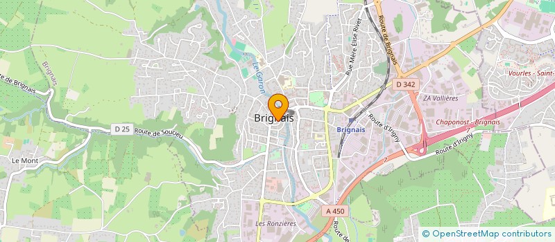 localisation de l'entreprise MONSIEUR THOMAS ROSSET à BRIGNAIS