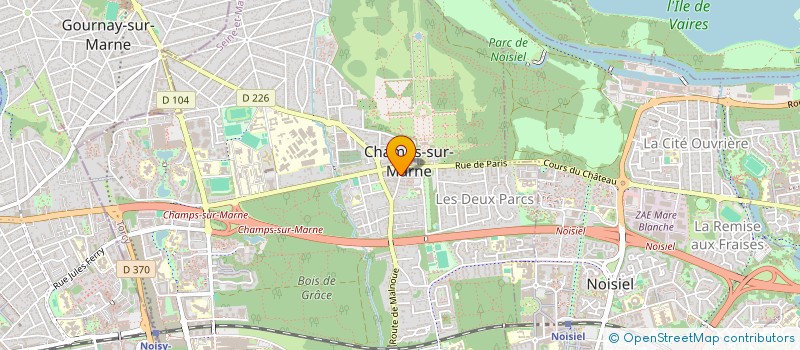 localisation de l'entreprise MONSIEUR THOMAS ROUALEN  CHAMPS-SUR-MARNE