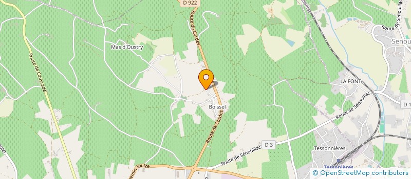 localisation de l'entreprise MONSIEUR THOMAS ROUFFIAC  GAILLAC