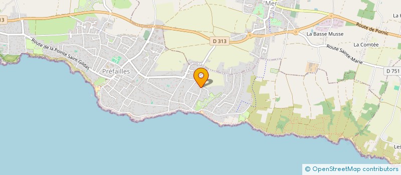 localisation de l'entreprise MONSIEUR THOMAS ROUFFIE  PREFAILLES