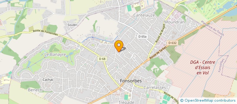 localisation de l'entreprise MONSIEUR THOMAS ROUMAGNAC à FONSORBES