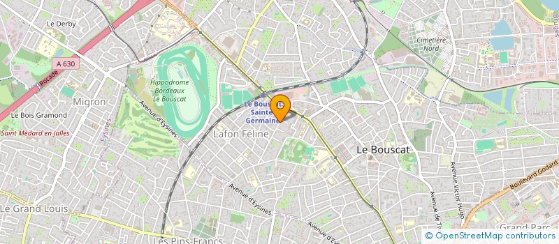 localisation de l'entreprise MONSIEUR THOMAS ROUMEAU à LE BOUSCAT