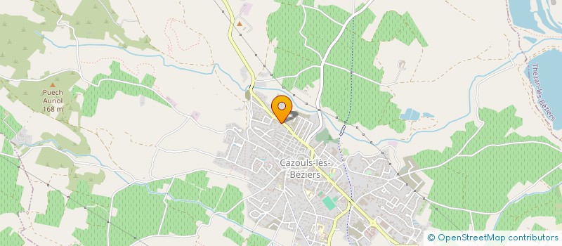 localisation de l'entreprise MONSIEUR THOMAS ROUQUET  CAZOULS-LES-BEZIERS