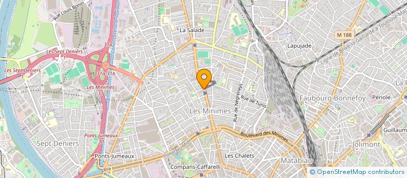 localisation de l'entreprise MONSIEUR THOMAS ROUSSEAU  TOULOUSE