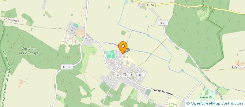 localisation de l'entreprise MONSIEUR THOMAS ROUSSEAU  CHAMPCUEIL