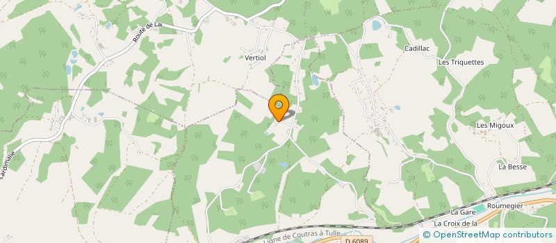 localisation de l'entreprise MONSIEUR THOMAS ROUSSEL  SAINT-CREPIN-D'AUBEROCHE