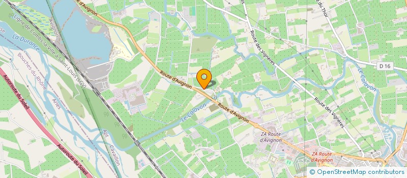 localisation de l'entreprise MONSIEUR THOMAS ROUSSEL  CAVAILLON