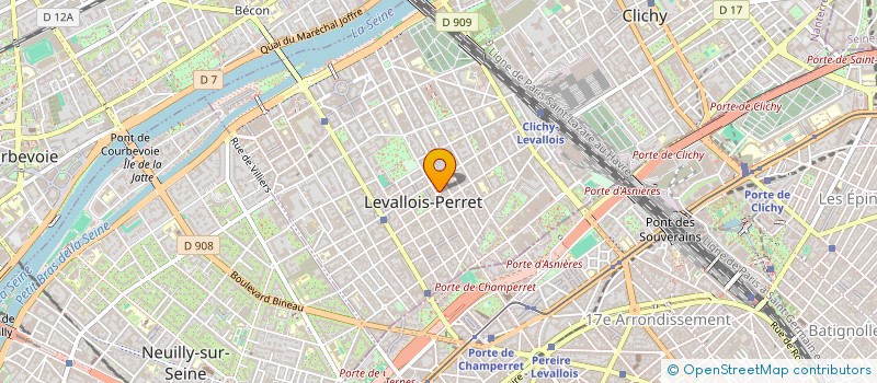 localisation de l'entreprise MONSIEUR THOMAS ROUSSET à LEVALLOIS PERRET