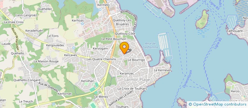 localisation de l'entreprise MONSIEUR THOMAS ROUTY  LARMOR-PLAGE