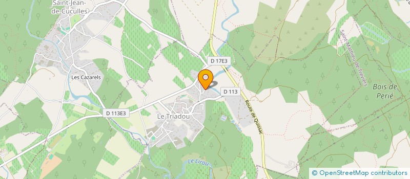 localisation de l'entreprise MONSIEUR THOMAS ROUVEIROL  LE TRIADOU