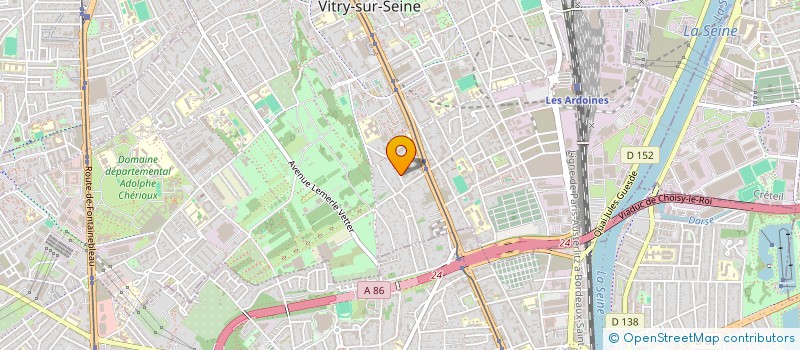 localisation de l'entreprise MONSIEUR THOMAS ROUVET  VITRY-SUR-SEINE