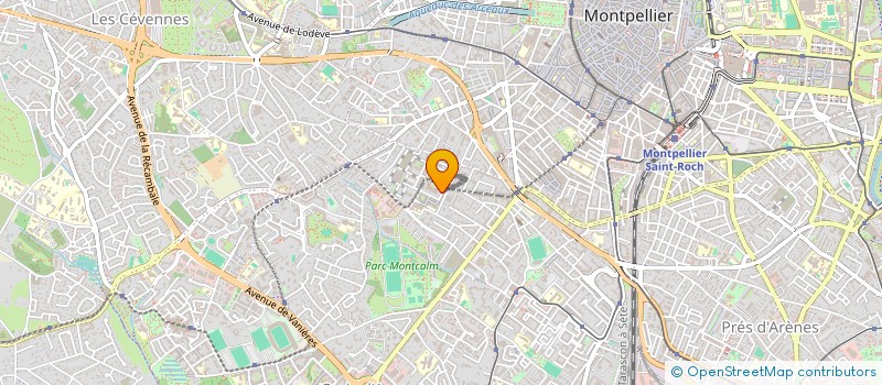 localisation de l'entreprise MONSIEUR THOMAS ROUX à MONTPELLIER