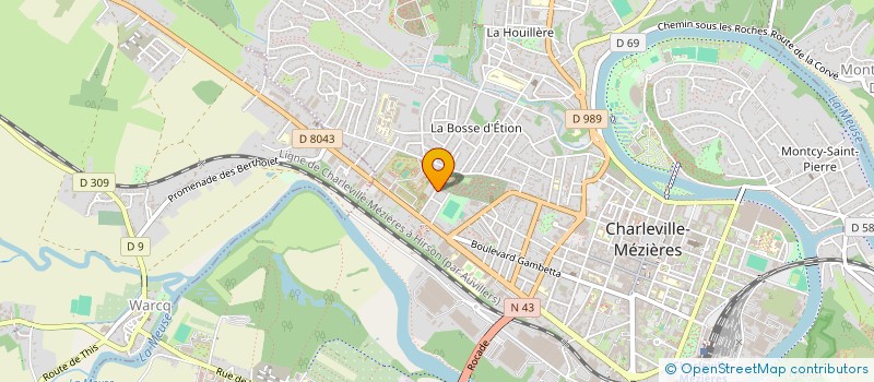 localisation de l'entreprise MONSIEUR THOMAS ROUYER  VILLERS-SEMEUSE