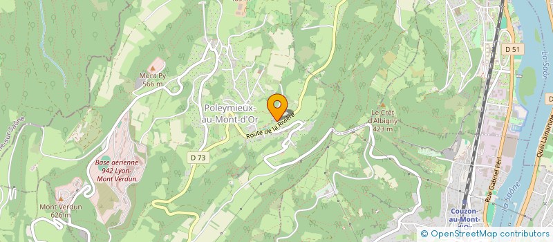 localisation de l'entreprise MONSIEUR THOMAS ROY  POLEYMIEUX-AU-MONT-D'OR