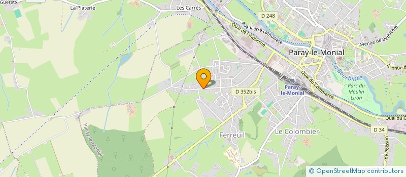 localisation de l'entreprise MONSIEUR THOMAS ROY  PARAY-LE-MONIAL