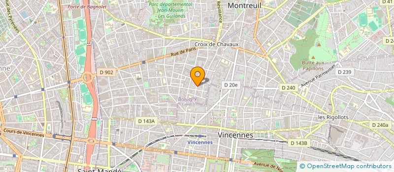 localisation de l'entreprise MONSIEUR THOMAS ROY à MONTREUIL