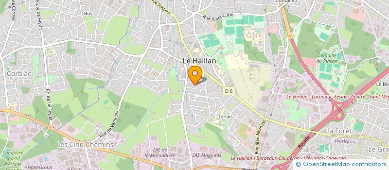 localisation de l'entreprise MONSIEUR THOMAS ROY à LE HAILLAN