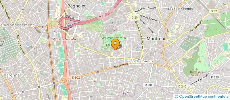 localisation de l'entreprise MONSIEUR THOMAS ROYER à MONTREUIL