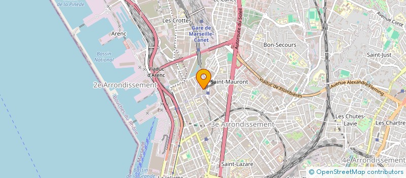 localisation de l'entreprise MONSIEUR THOMAS ROYER à MARSEILLE