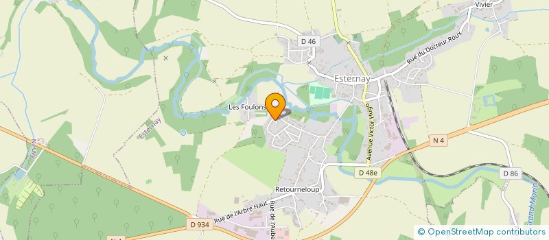 localisation de l'entreprise MONSIEUR THOMAS ROYER  ESTERNAY