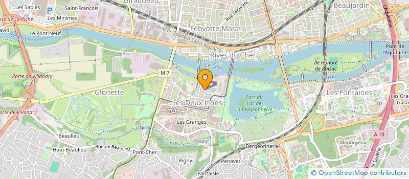 localisation de l'entreprise MONSIEUR THOMAS ROYER  TOURS