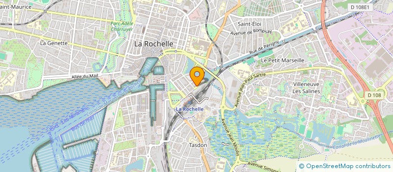 localisation de l'entreprise MONSIEUR THOMAS ROYER  LA ROCHELLE