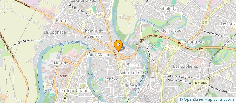 localisation de l'entreprise MONSIEUR THOMAS RUDEAU  NIORT