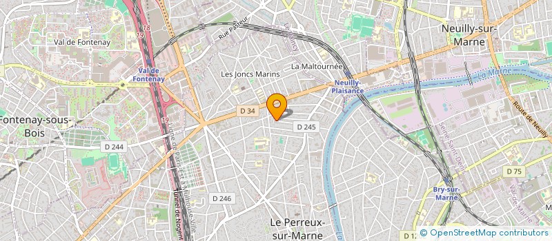 localisation de l'entreprise MONSIEUR THOMAS RUDEAU  LE PERREUX-SUR-MARNE