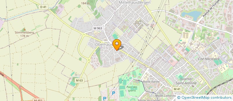 localisation de l'entreprise MONSIEUR THOMAS RUFF  OBERHAUSBERGEN