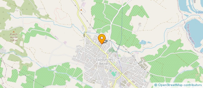 localisation de l'entreprise MONSIEUR THOMAS RUIZ à CAZOULS-LES-BEZIERS