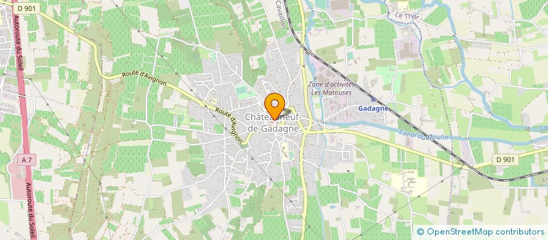 localisation de l'entreprise MONSIEUR THOMAS RUIZ  CHATEAUNEUF-DE-GADAGNE