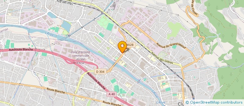 localisation de l'entreprise MONSIEUR THOMAS RUOM  CLUSES