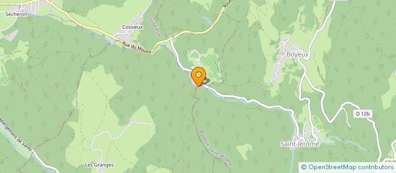 localisation de l'entreprise MONSIEUR THOMAS SABATIER  JUJURIEUX