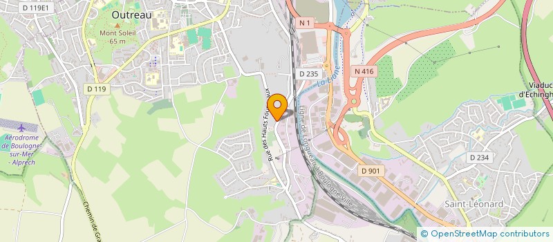 localisation de l'entreprise MONSIEUR THOMAS SAGNIER  OUTREAU