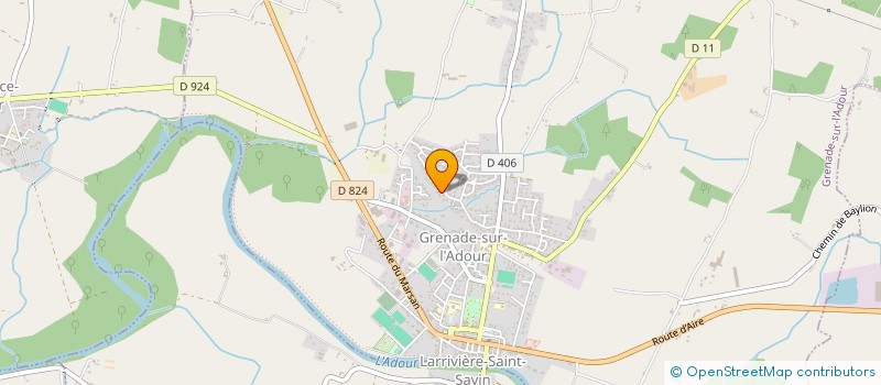 localisation de l'entreprise MONSIEUR THOMAS SAINT MARTIN  GRENADE-SUR-L'ADOUR